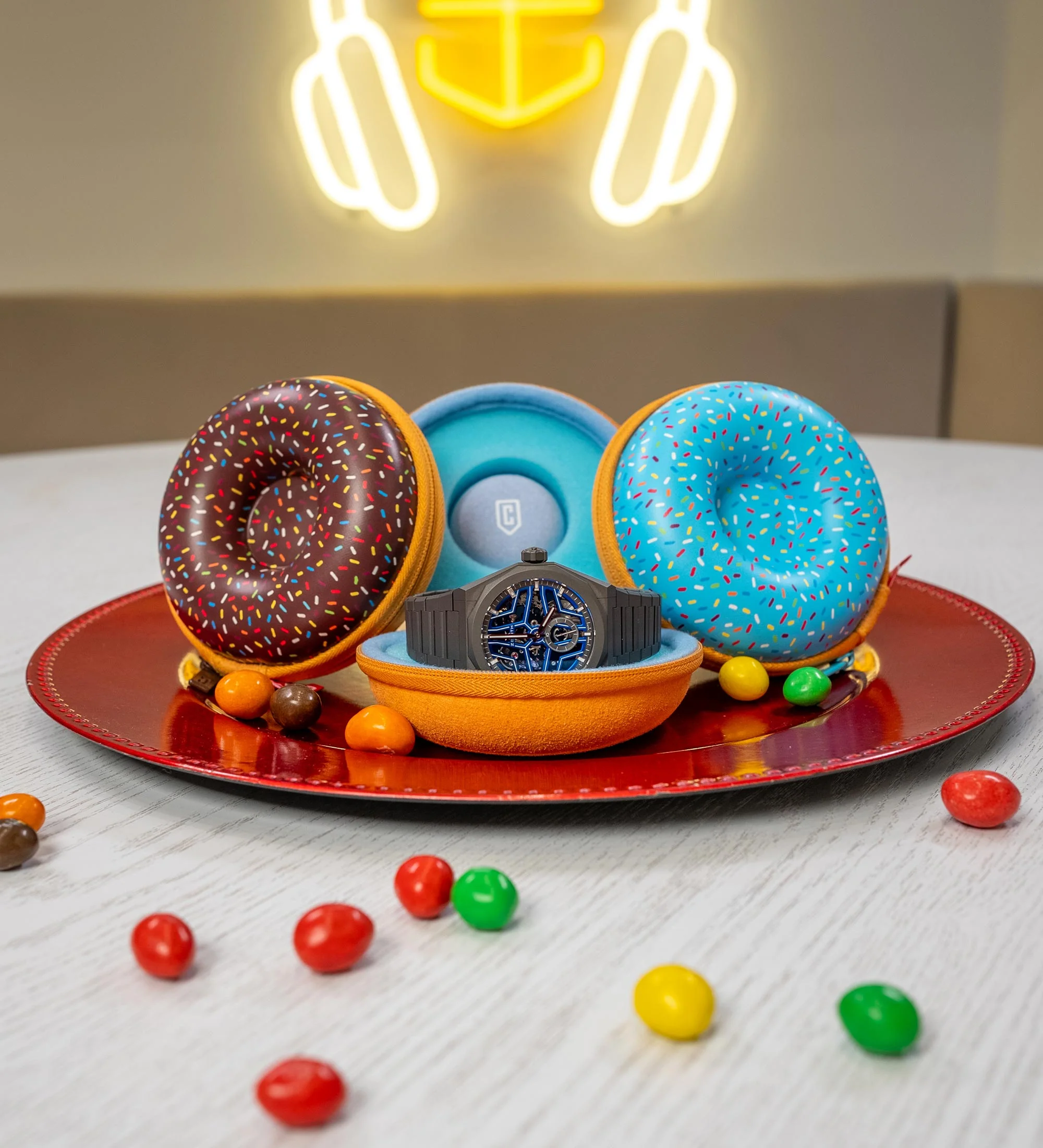 Cased in Time x Time+Tide Watches Chocolate D’ohnut Watch Case - Image 5