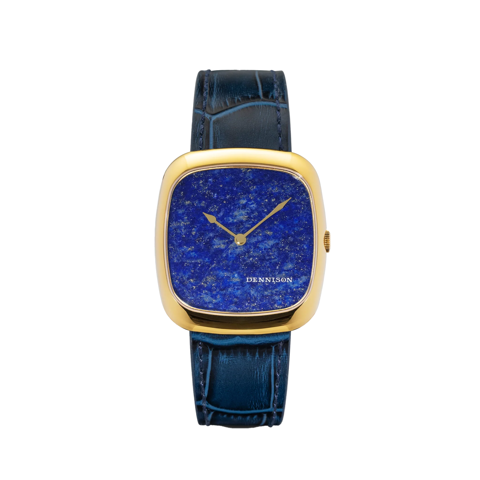 Dennison Lapis Lazuli Blue Stone Dial Gold