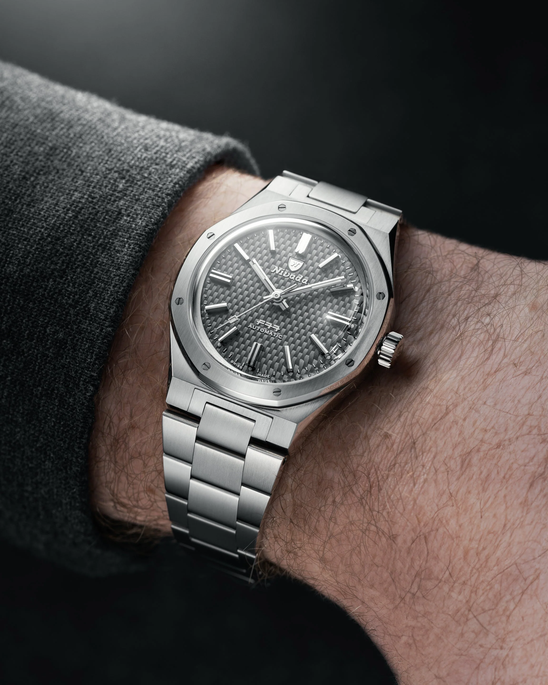 Nivada Grenchen F77 Anthracite Titanium - Image 6