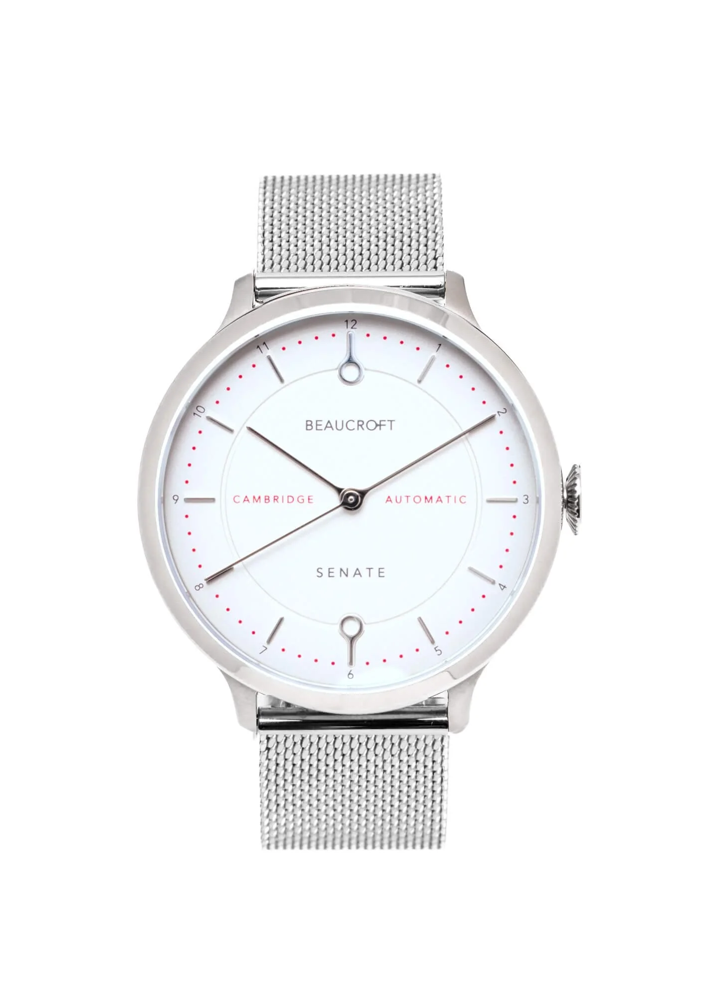 Beaucroft Silver Steel Mesh Strap - Image 7